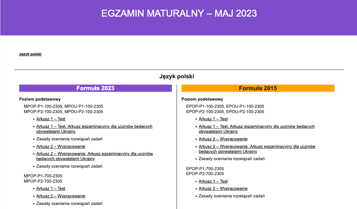 Matura 2023 język polski – tematy i zadania egzaminacyjne!